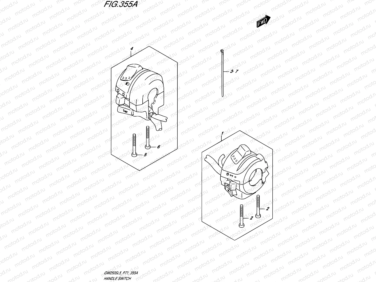 355A - HANDLE SWITCH
