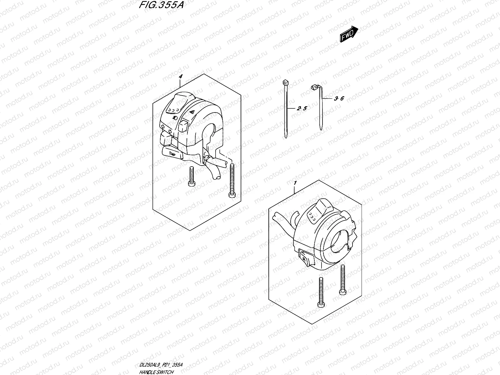 355A - HANDLE SWITCH