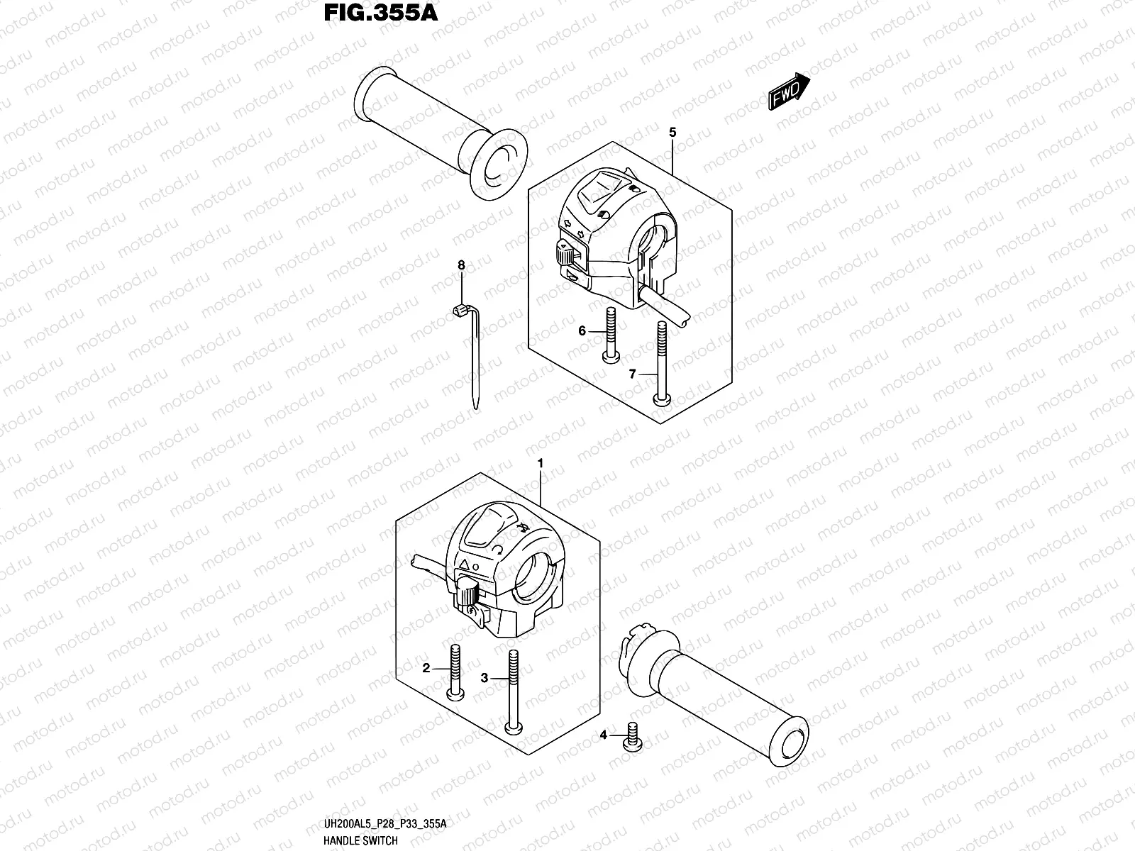 355A - HANDLE SWITCH
