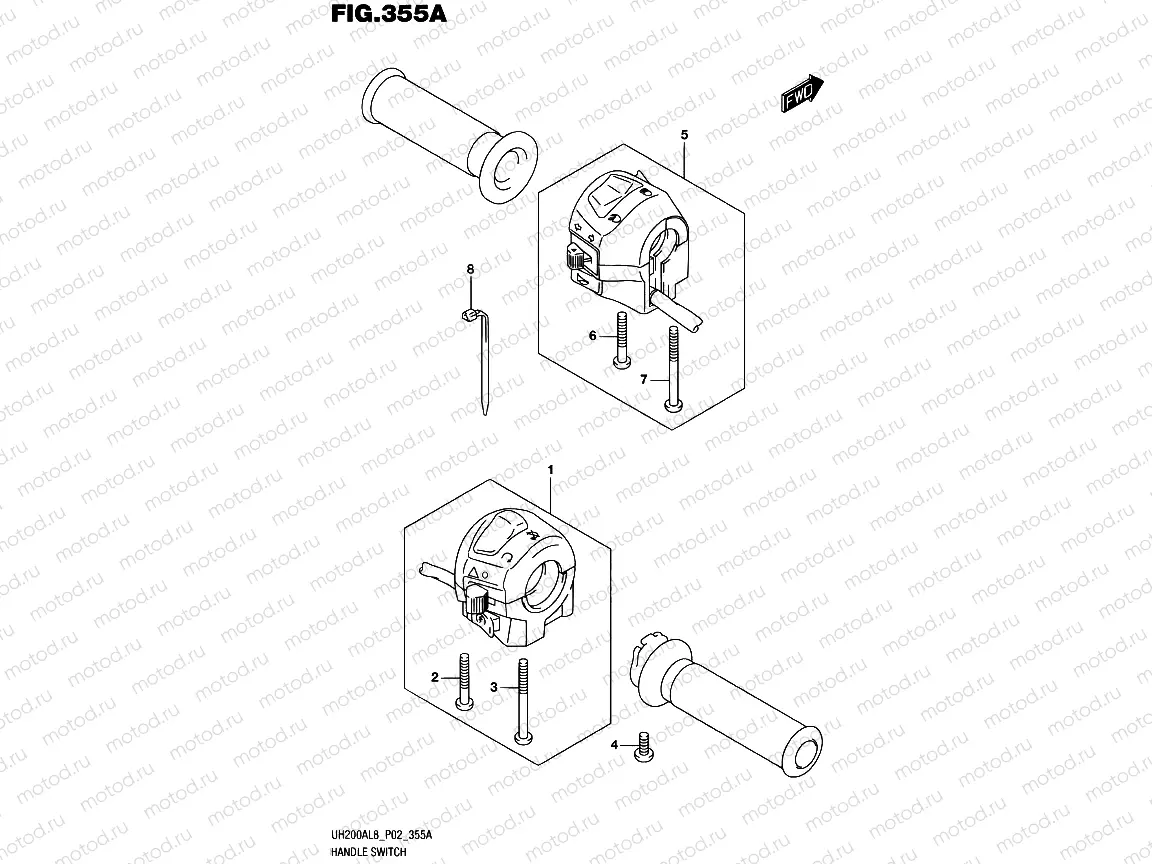 355A - HANDLE SWITCH