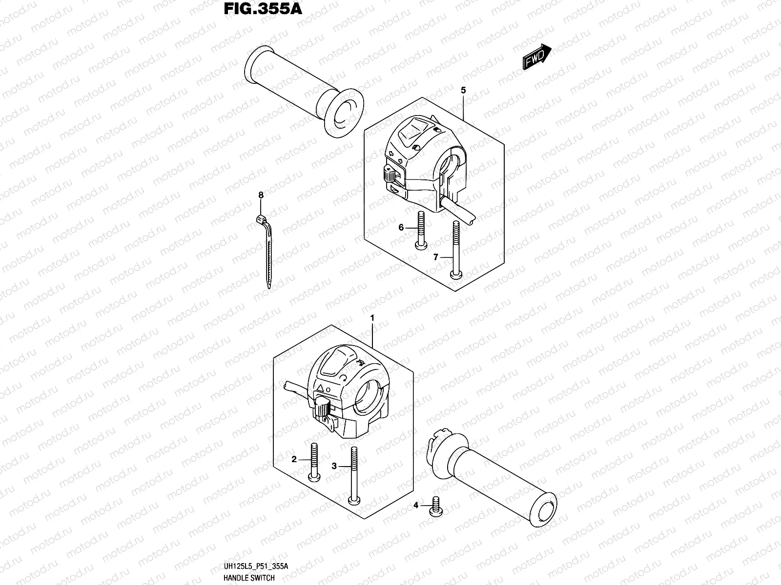 355A - HANDLE SWITCH