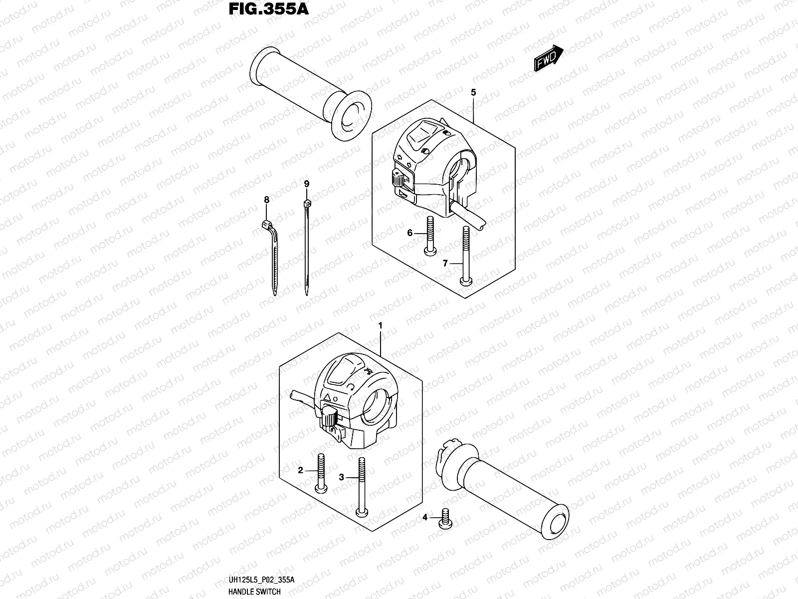 355A - HANDLE SWITCH
