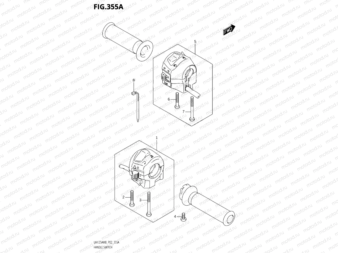 355A - HANDLE SWITCH