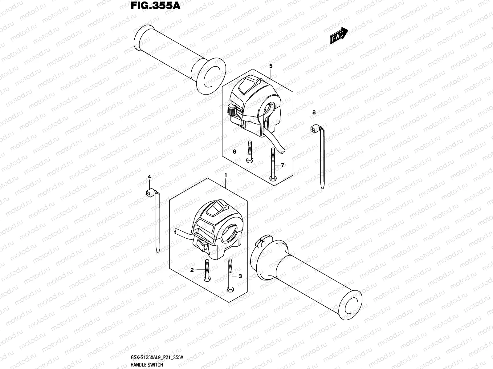 355A - HANDLE SWITCH