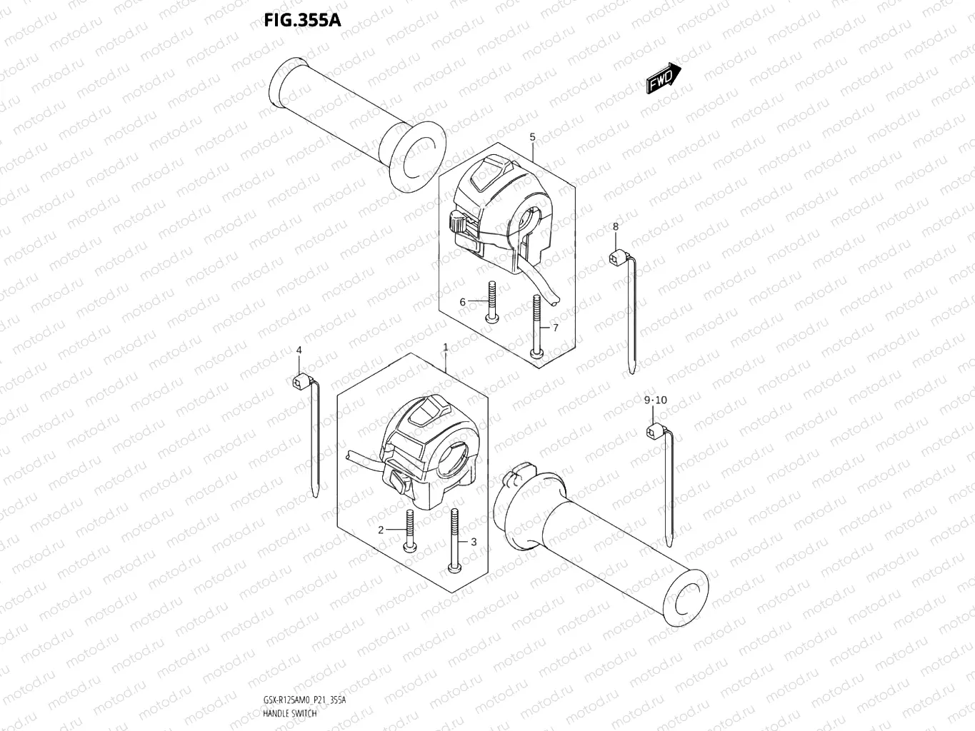 355A - HANDLE SWITCH