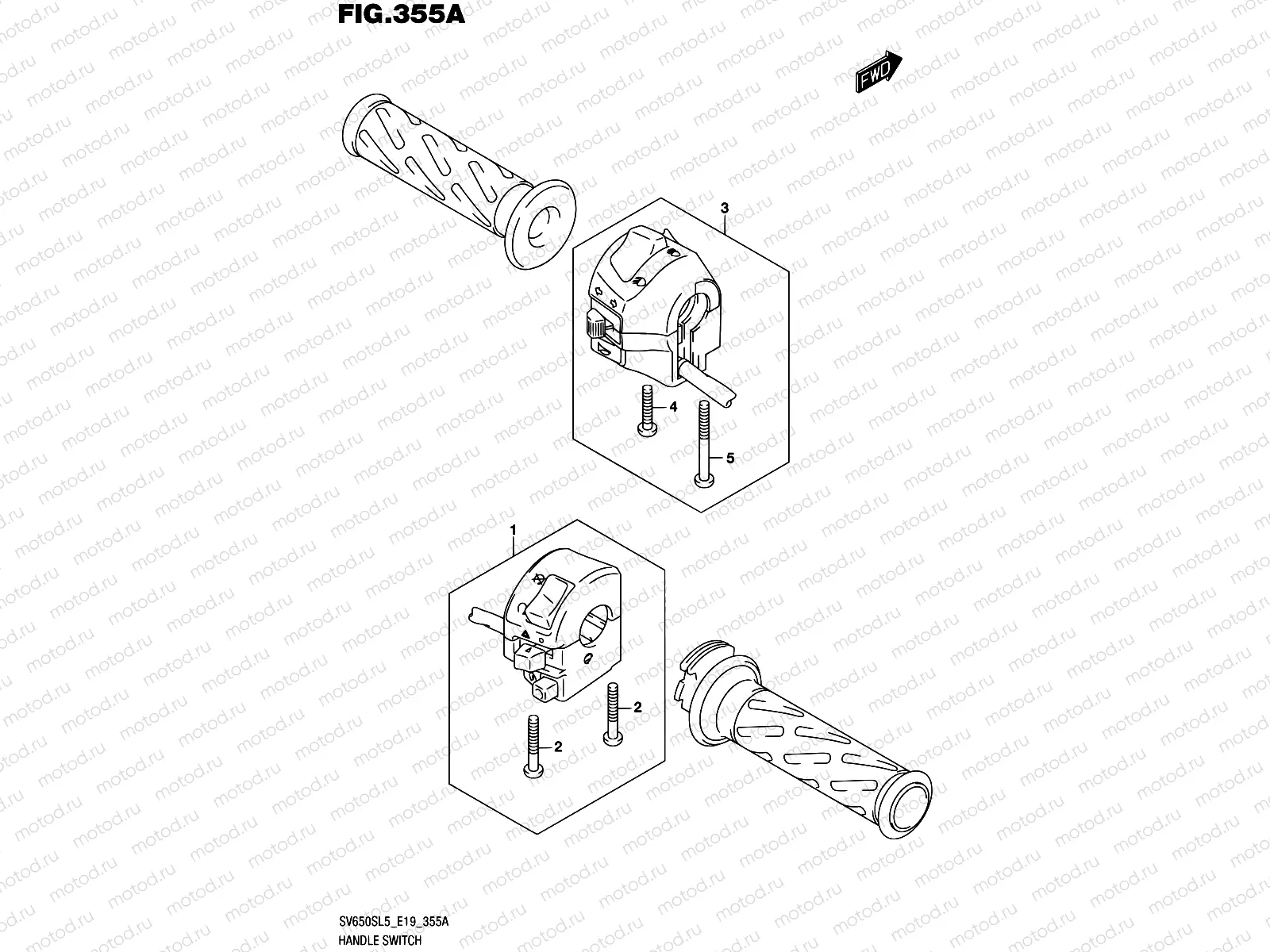 355A - HANDLE SWITCH