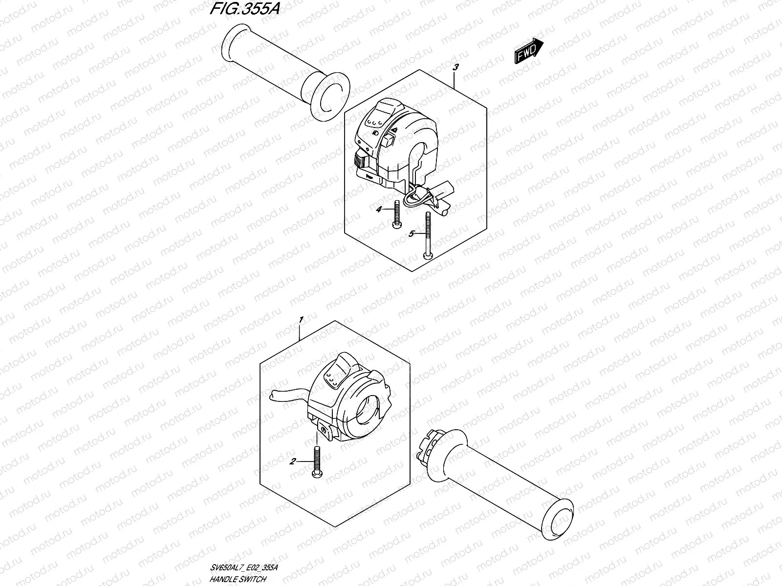 355A - HANDLE SWITCH