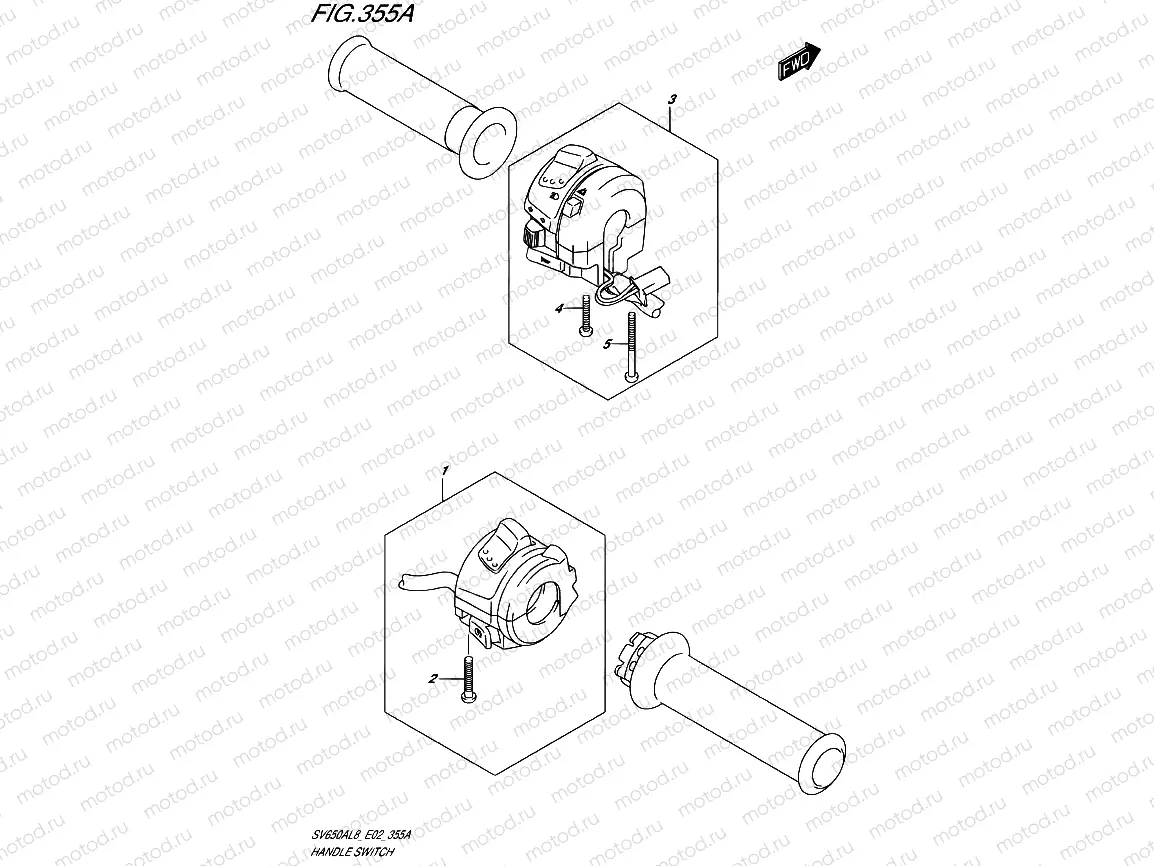 355A - HANDLE SWITCH