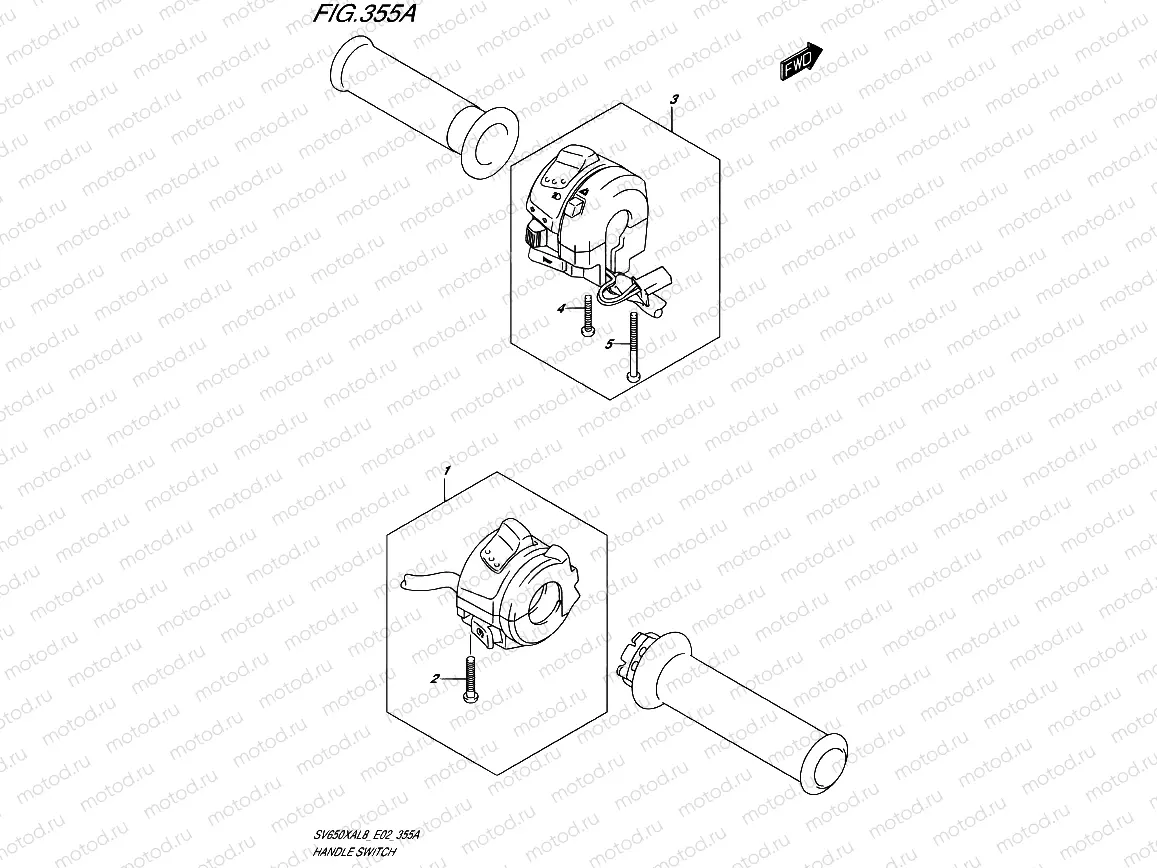 355A - HANDLE SWITCH