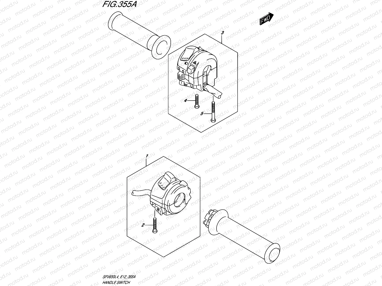 355A - HANDLE SWITCH