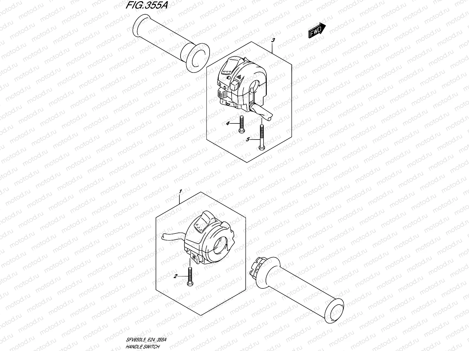 355A - HANDLE SWITCH