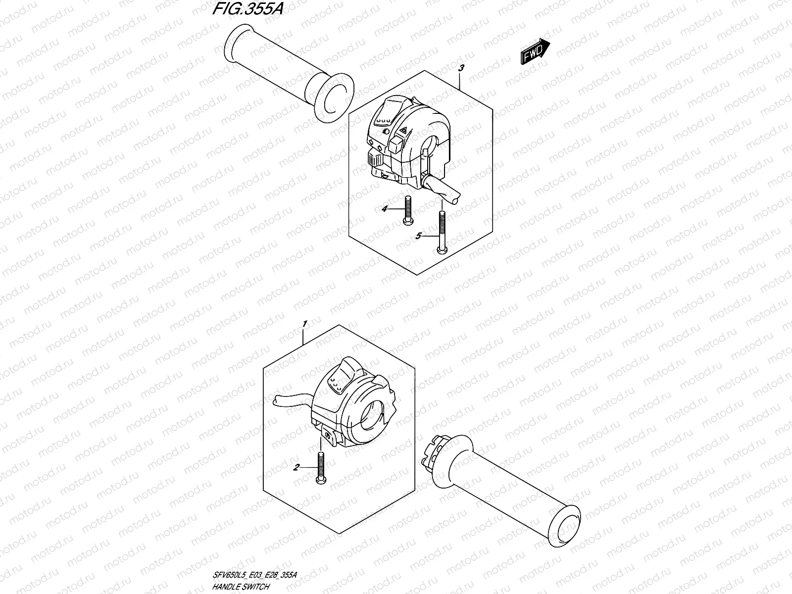 355A - HANDLE SWITCH