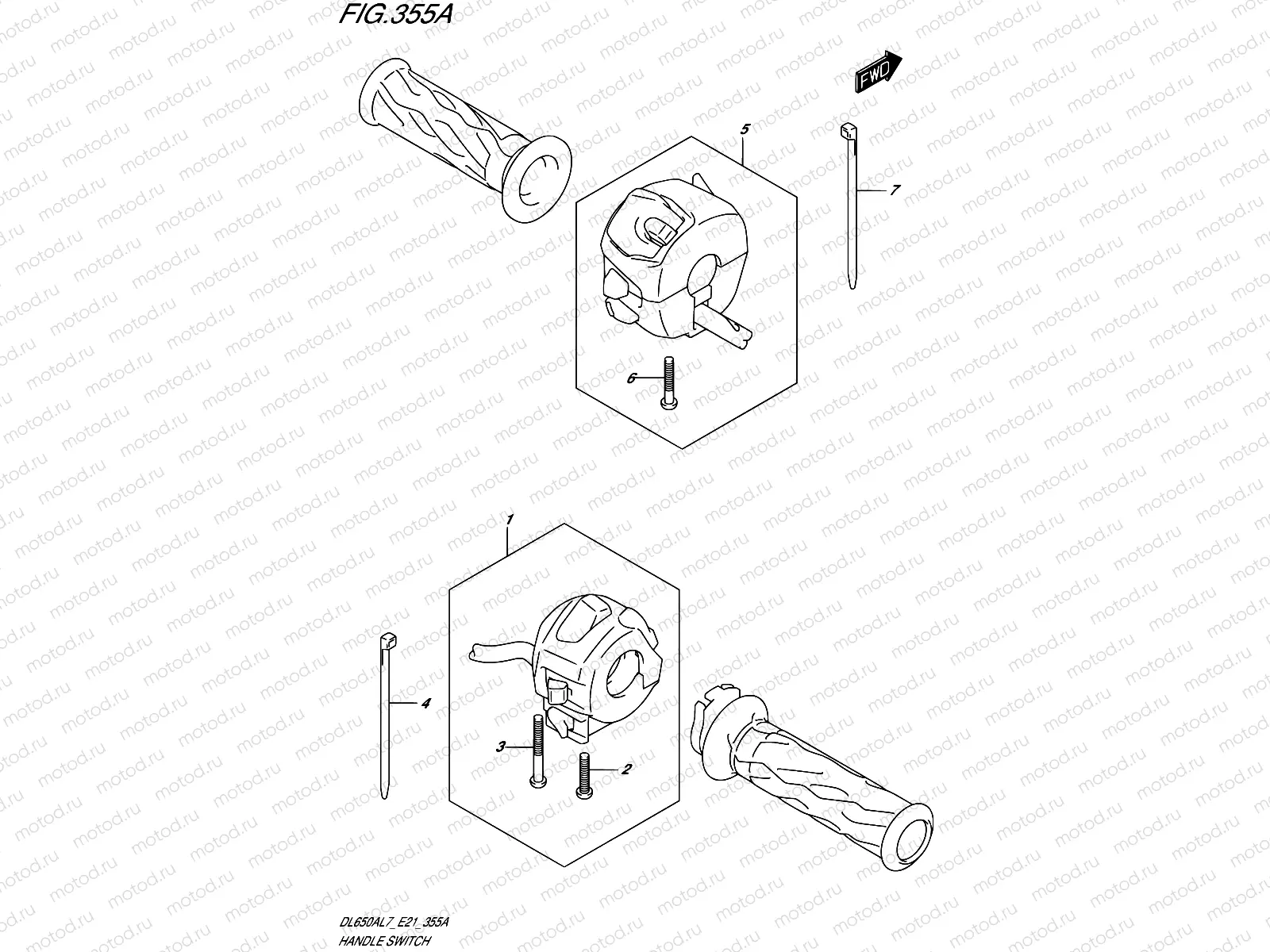 355A - HANDLE SWITCH