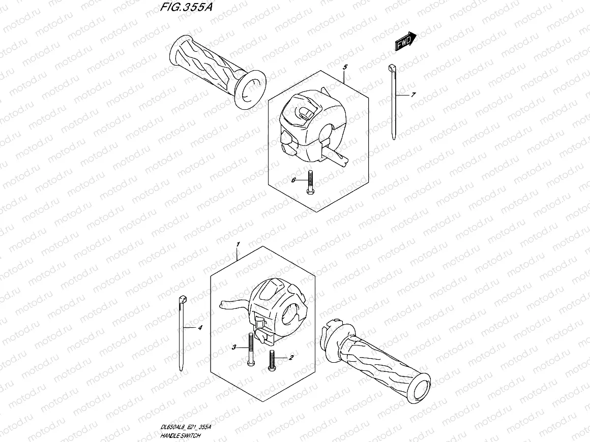 355A - HANDLE SWITCH