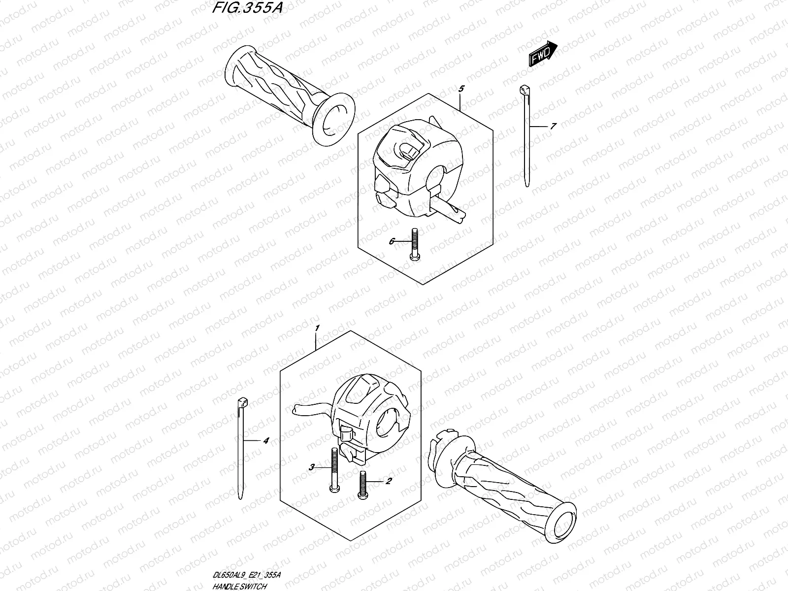 355A - HANDLE SWITCH