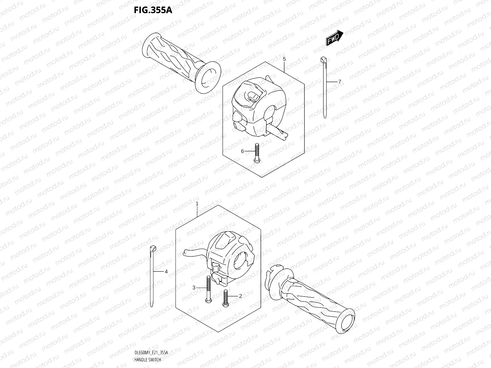 355A - HANDLE SWITCH