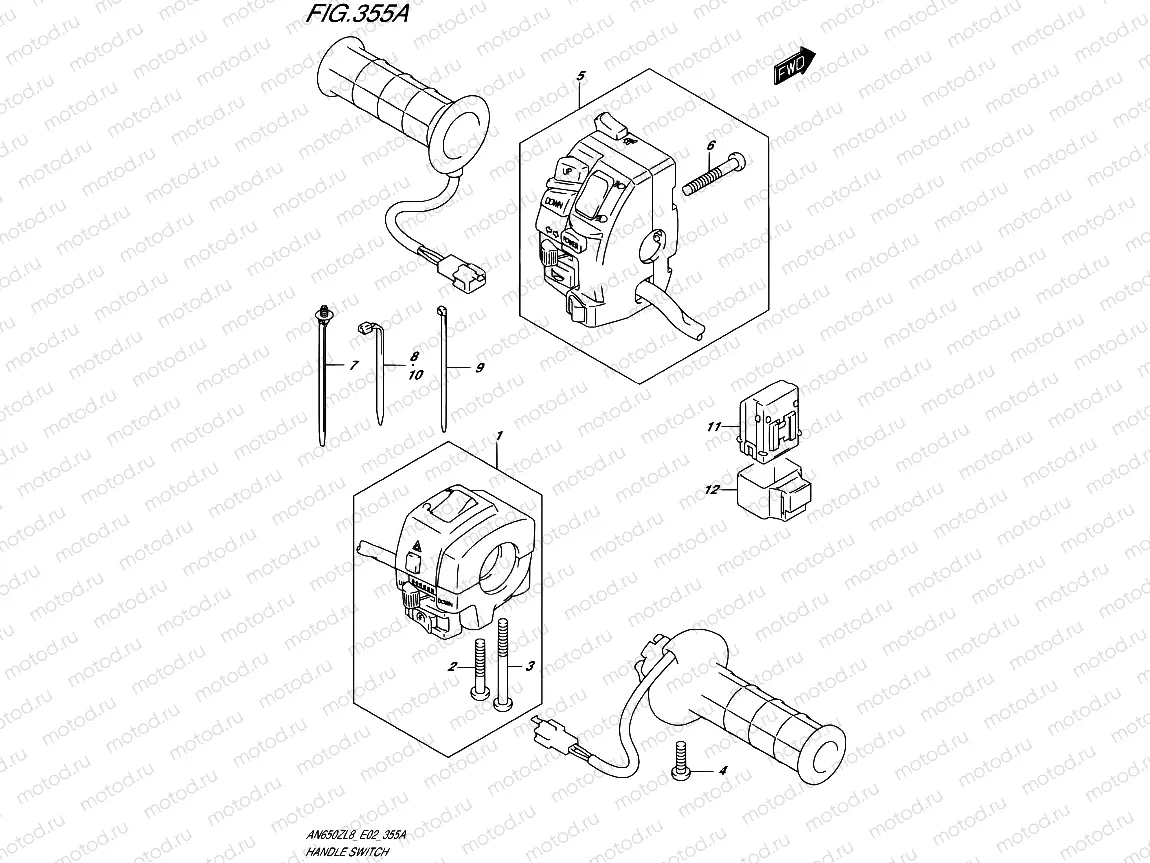 355A - HANDLE SWITCH
