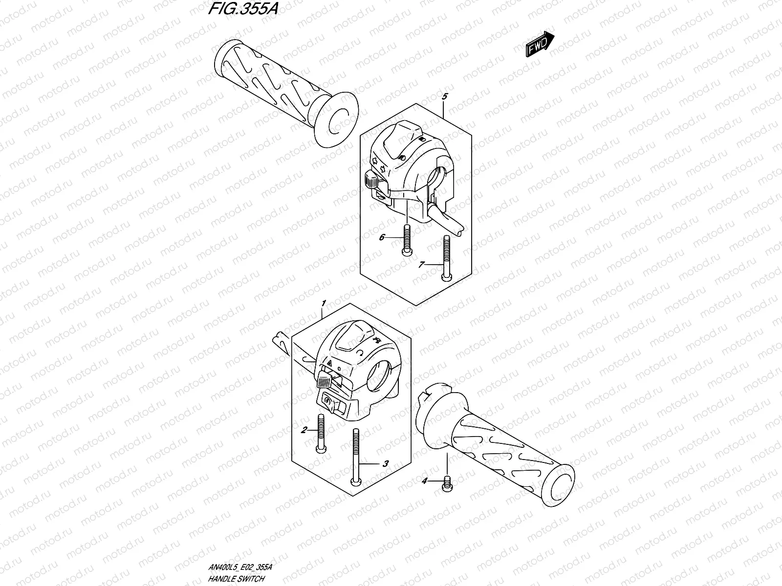 355A - HANDLE SWITCH