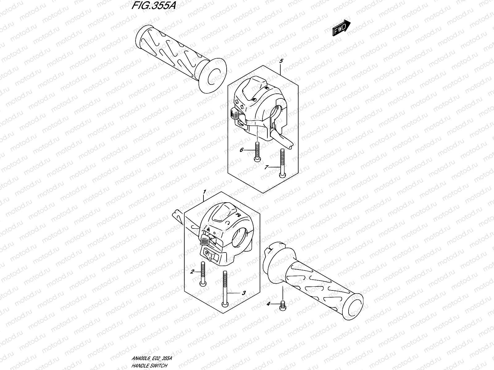 355A - HANDLE SWITCH