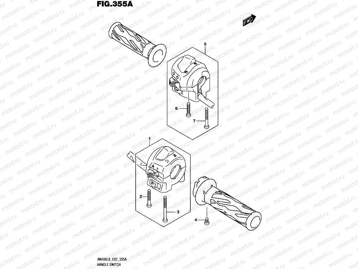 355A - HANDLE SWITCH