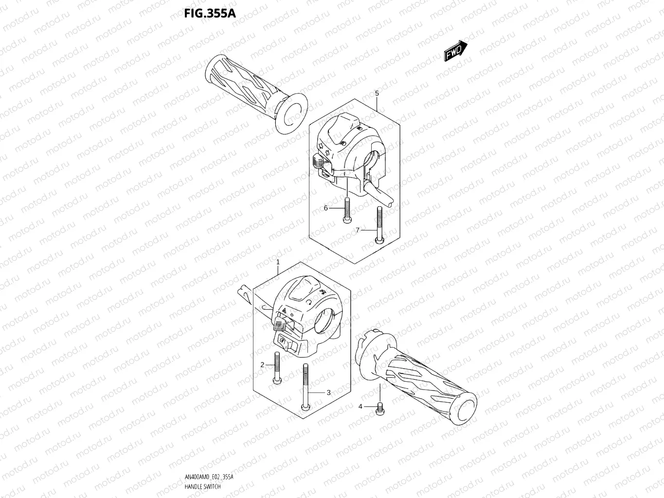 355A - HANDLE SWITCH