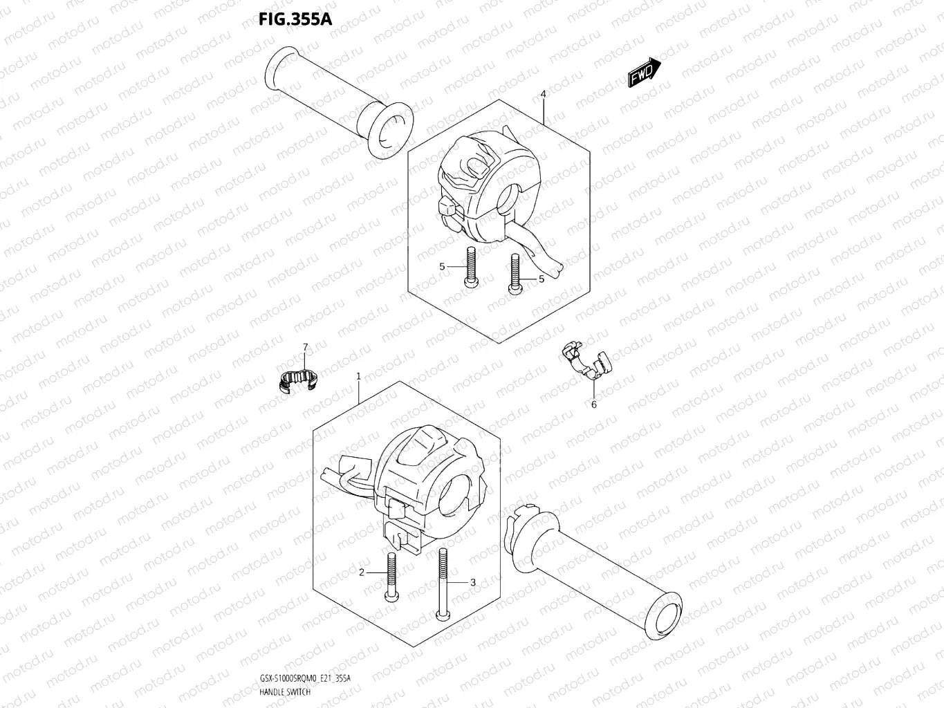 355A - HANDLE SWITCH