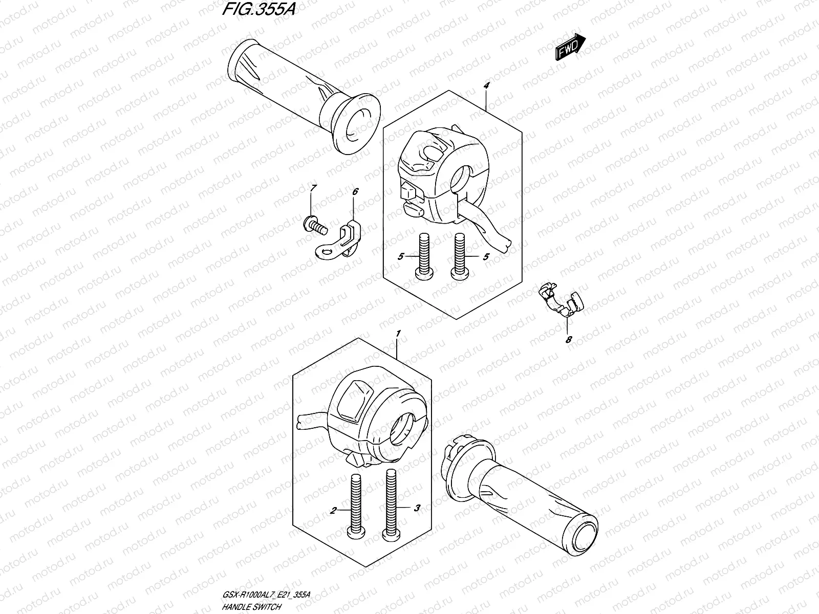 355A - HANDLE SWITCH