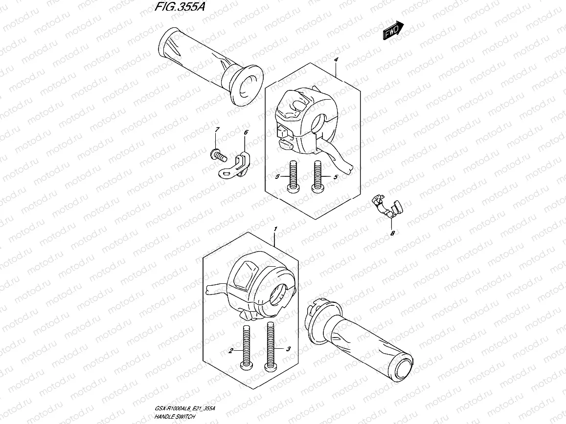 355A - HANDLE SWITCH
