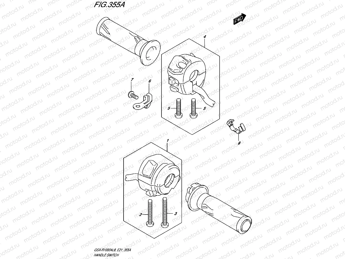 355A - HANDLE SWITCH