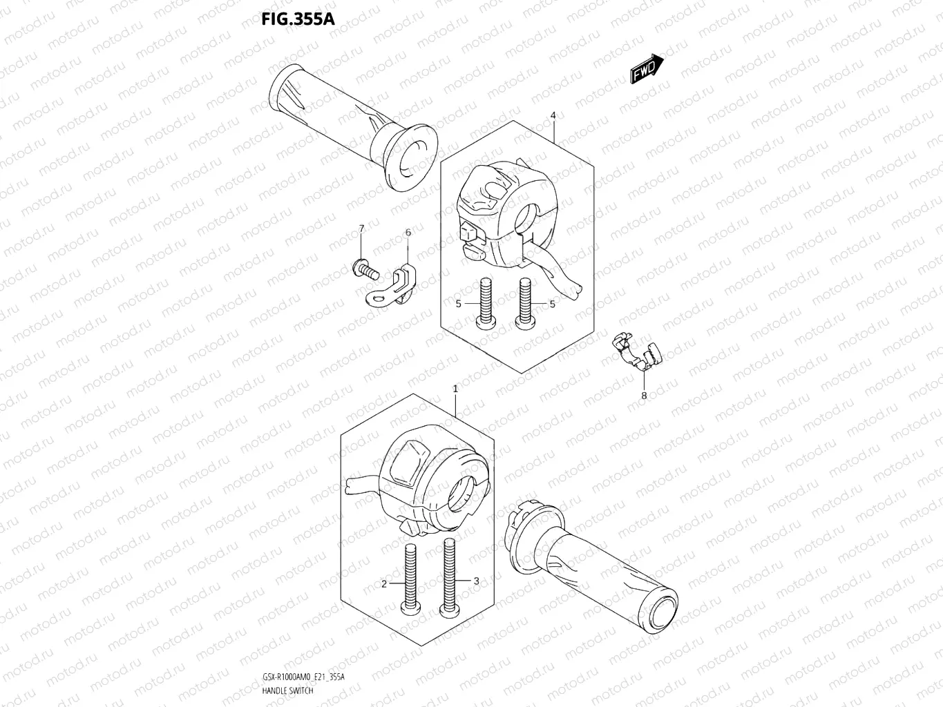 355A - HANDLE SWITCH