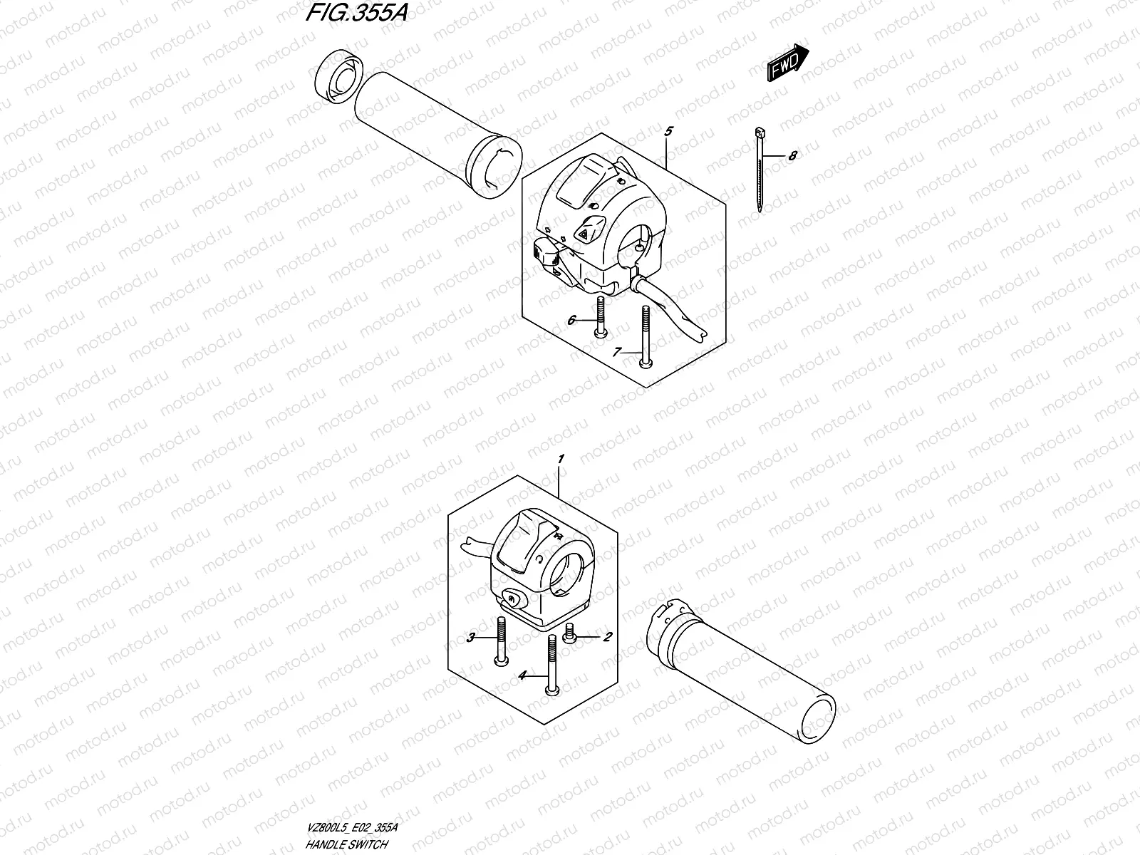 355A - HANDLE SWITCH