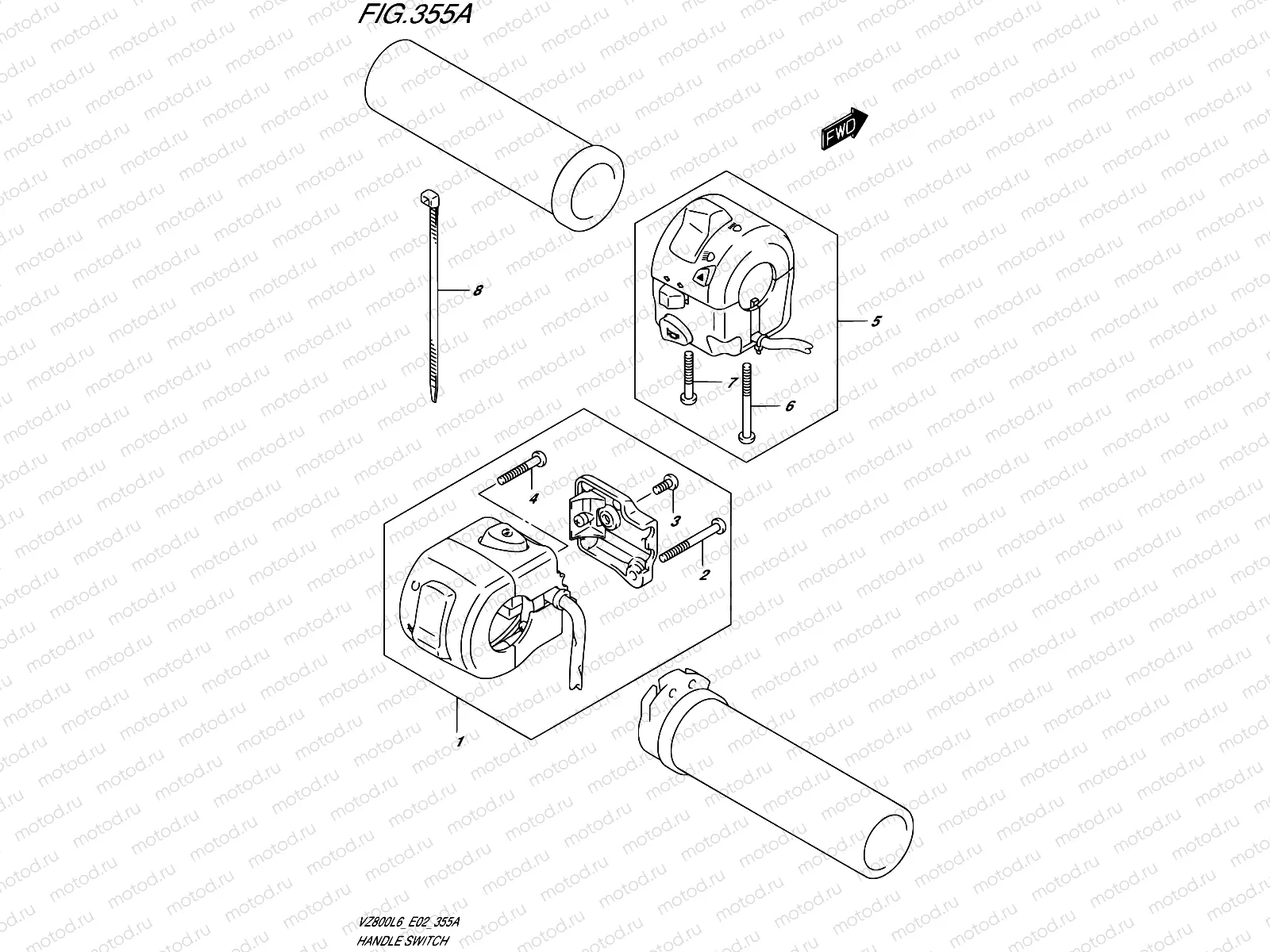 355A - HANDLE SWITCH