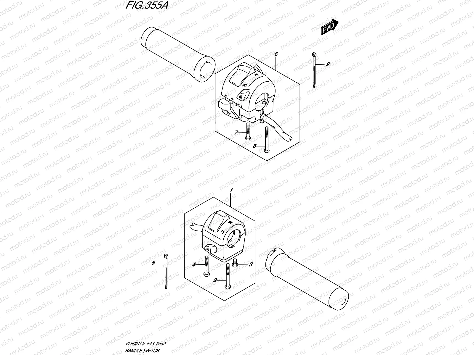 355A - HANDLE SWITCH
