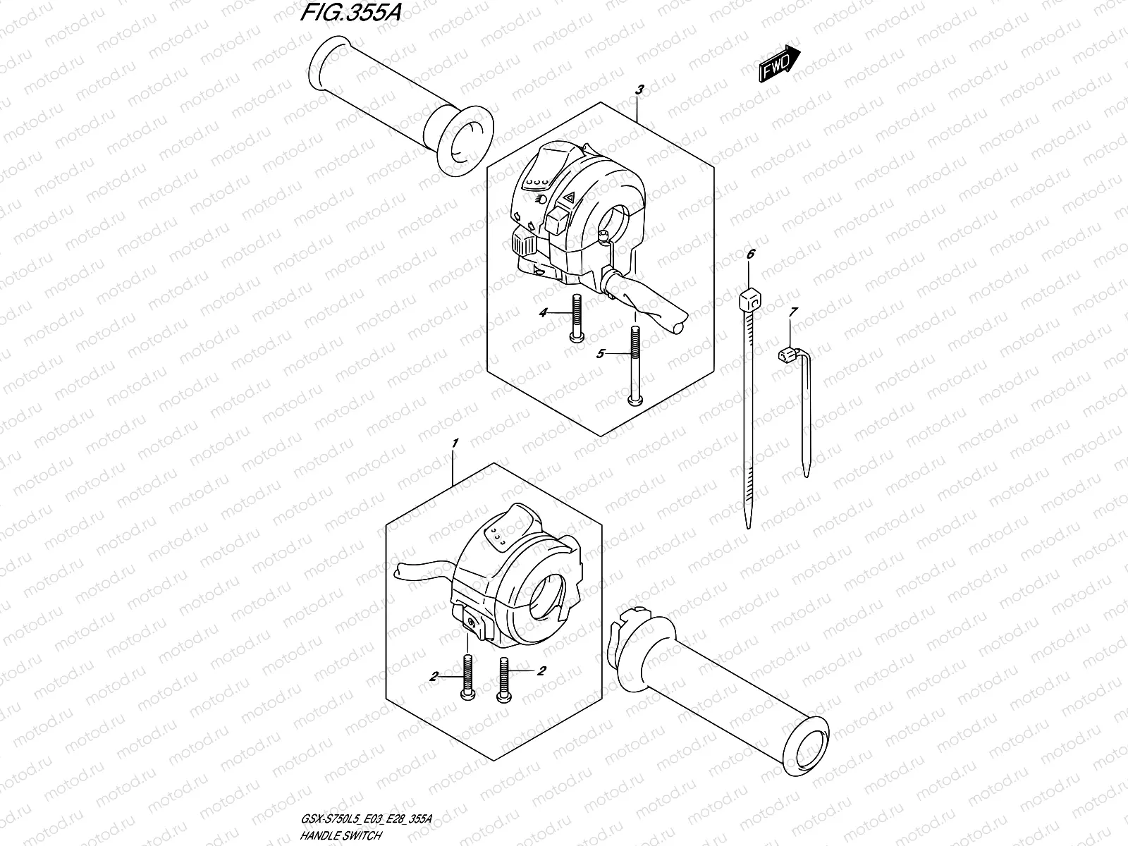 355A - HANDLE SWITCH