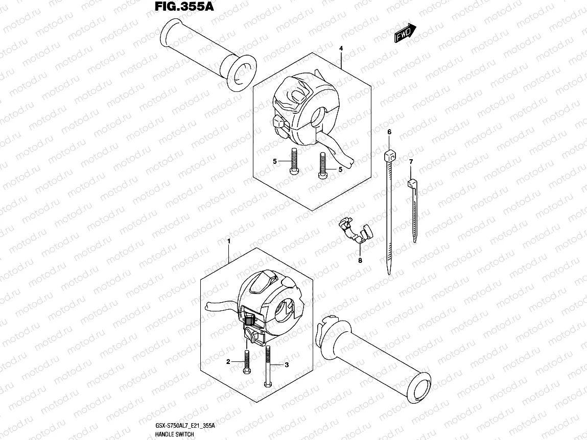 355A - HANDLE SWITCH