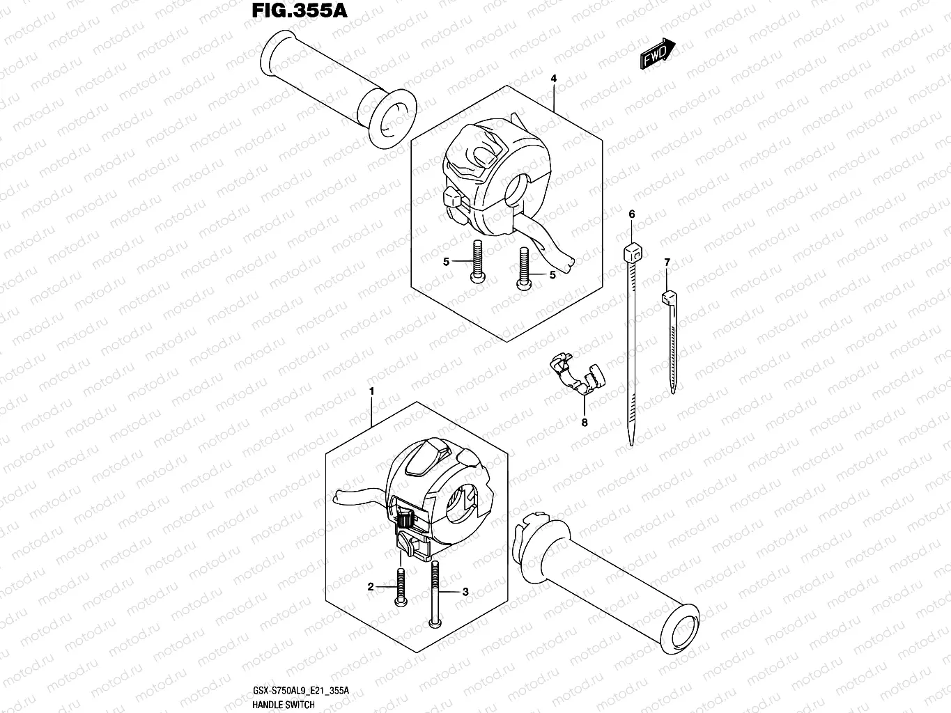 355A - HANDLE SWITCH