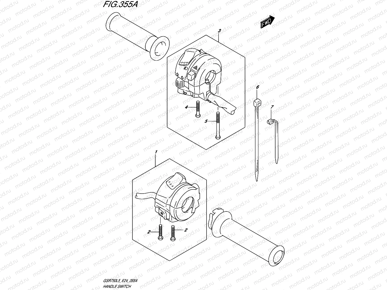 355A - HANDLE SWITCH
