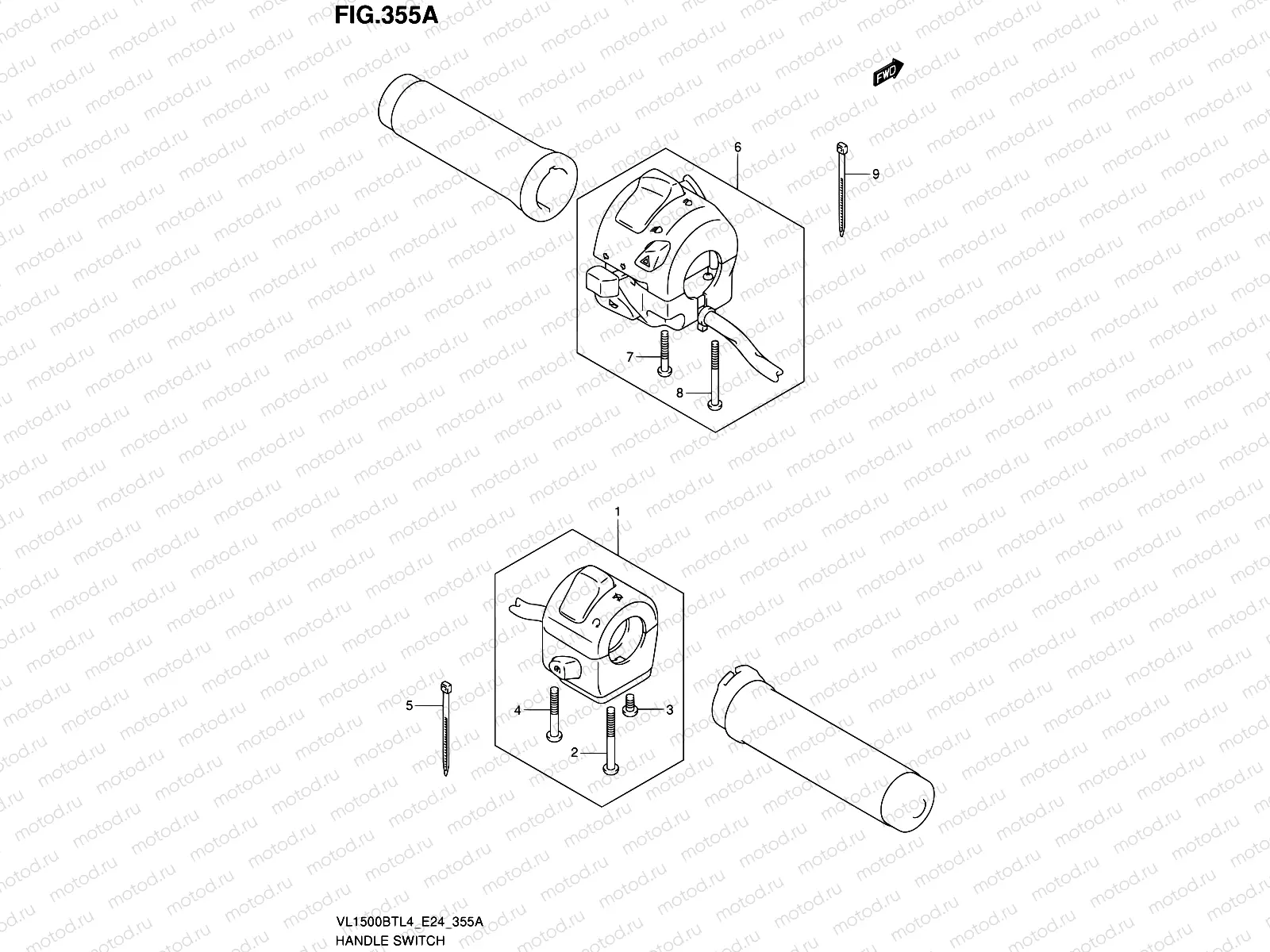 355A - HANDLE SWITCH