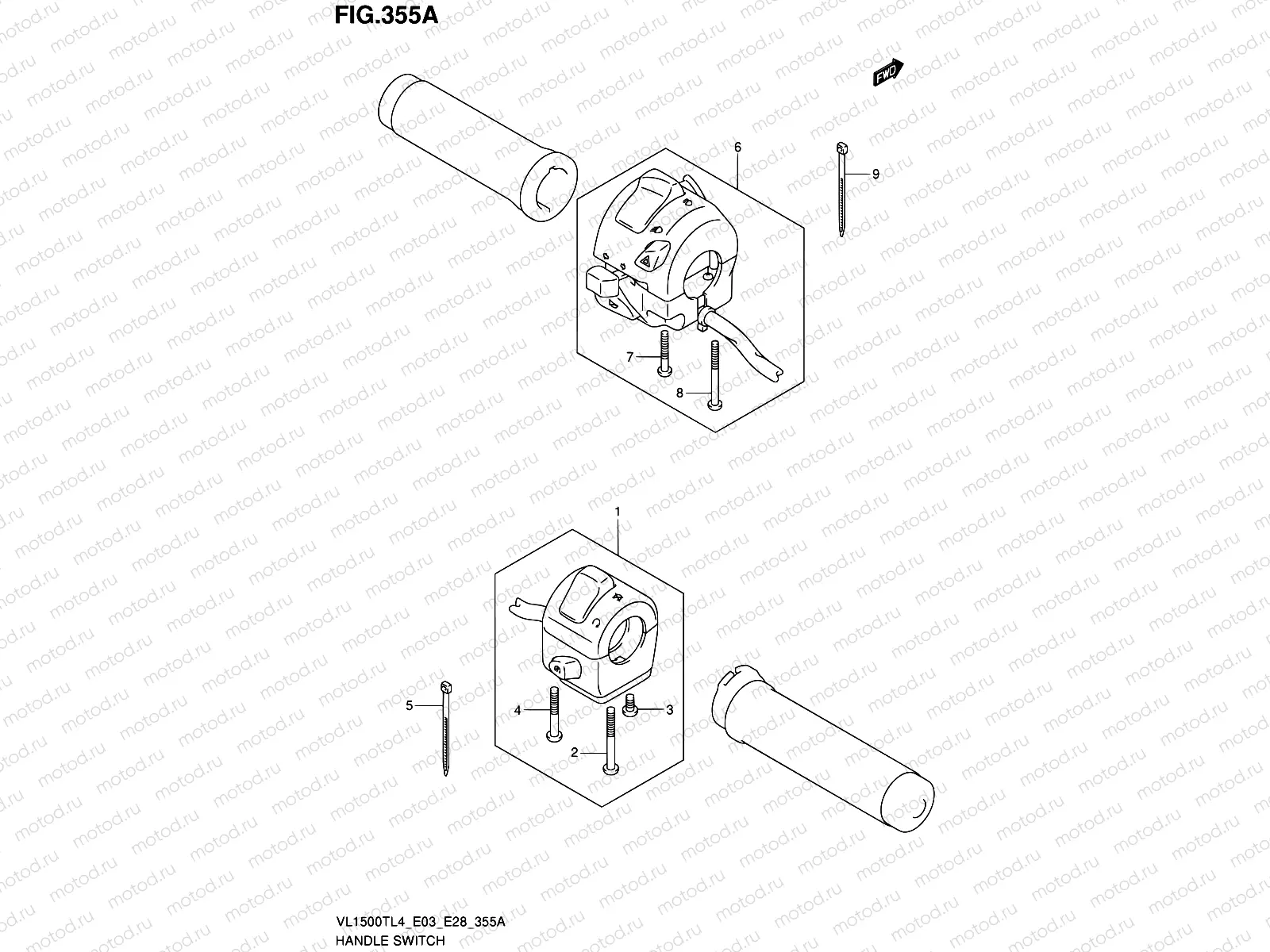 355A - HANDLE SWITCH