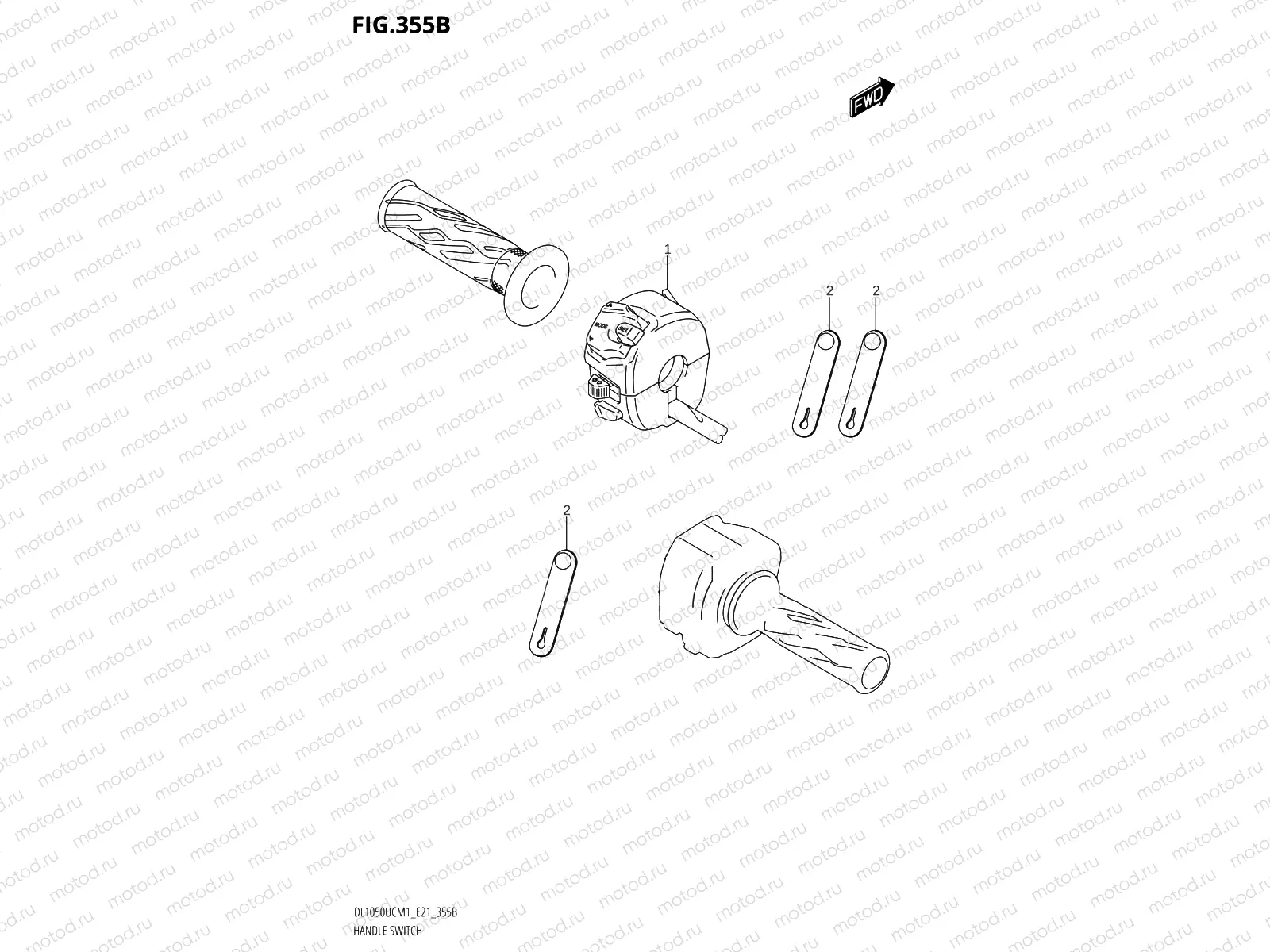 355B - HANDLE SWITCH