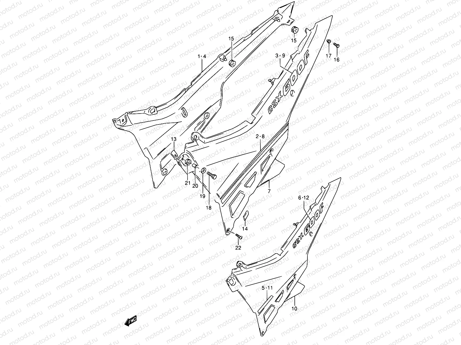35A - FRAME COVER (MODEL K)