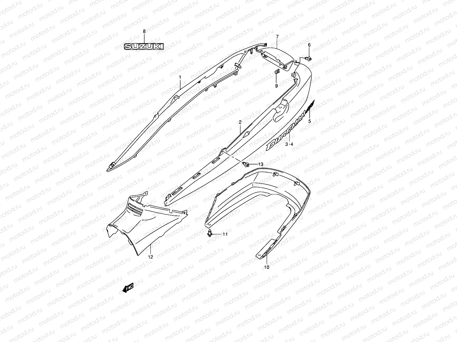35A - FRAME COVER (MODEL K4)