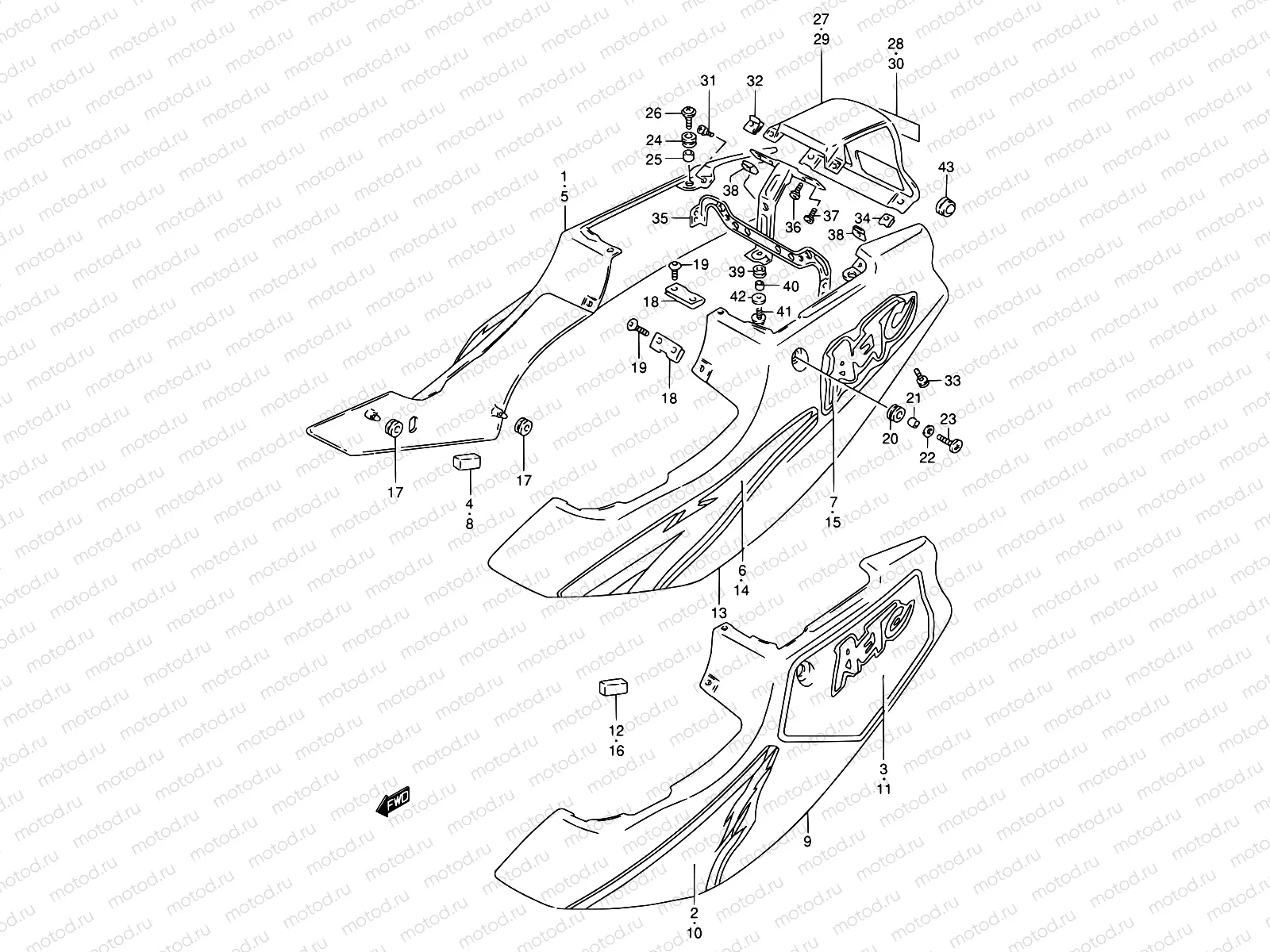 35A - FRAME COVER (MODEL P)