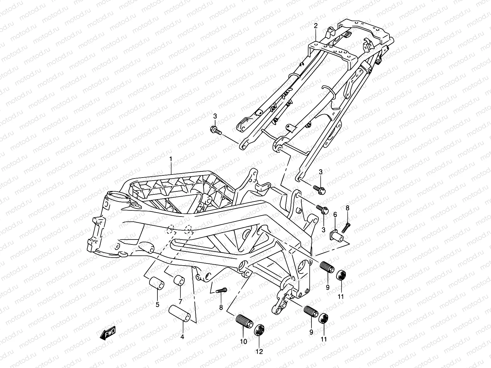 35A - FRAME (MODEL K4/K5)