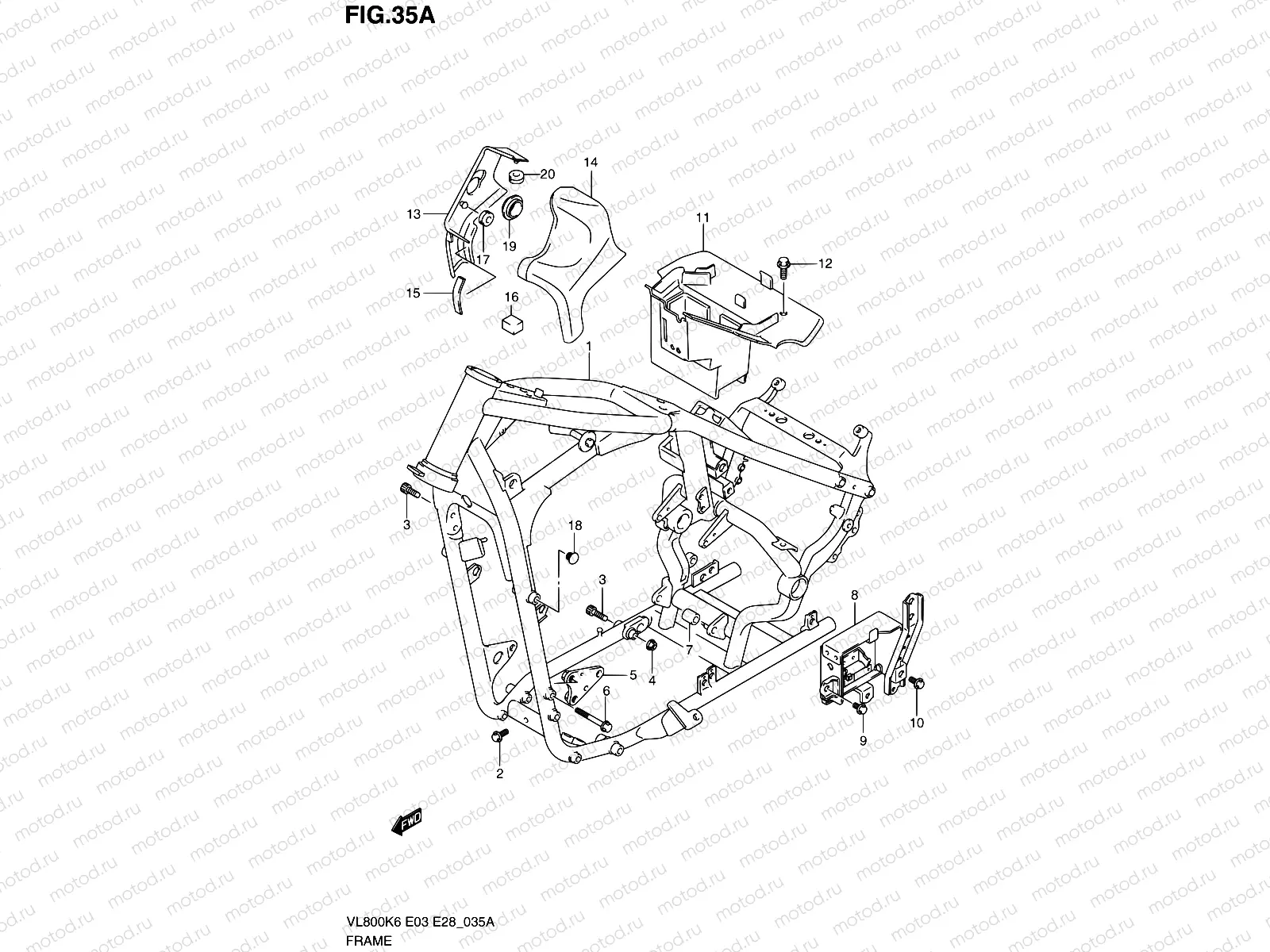 35A - FRAME (MODEL K9/L0)