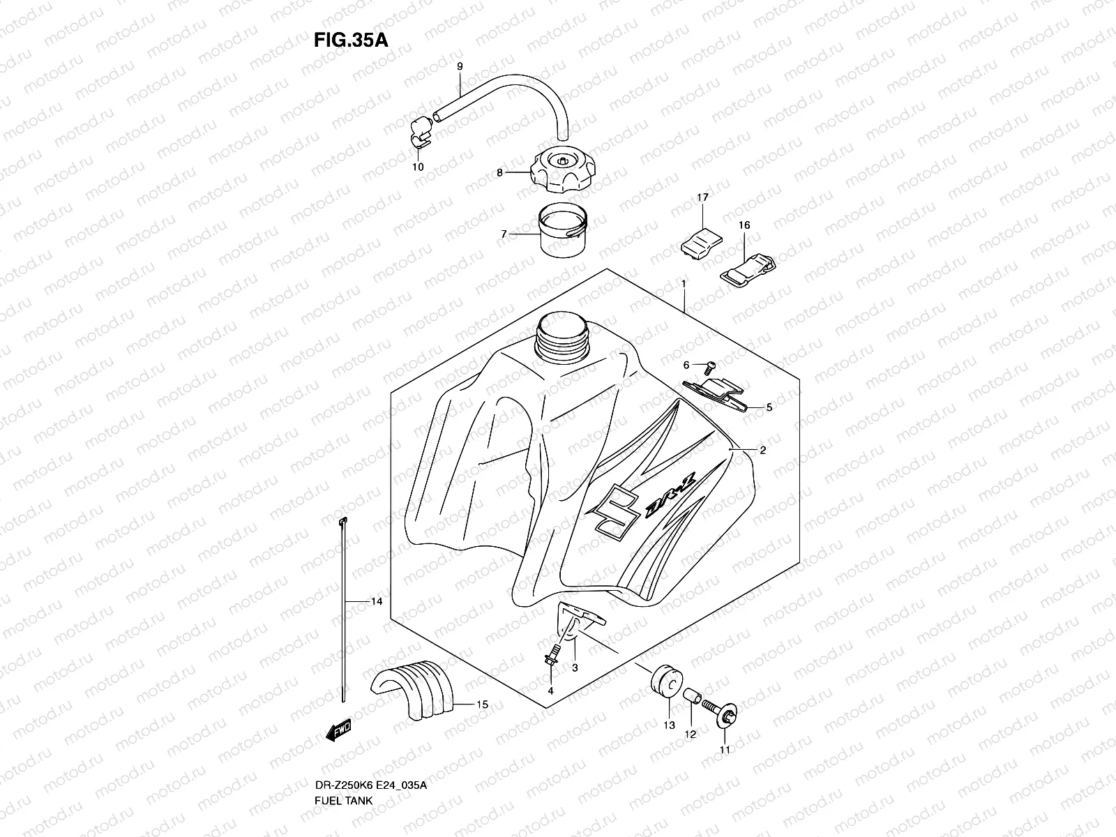 35A - FUEL TANK (MODEL K7)