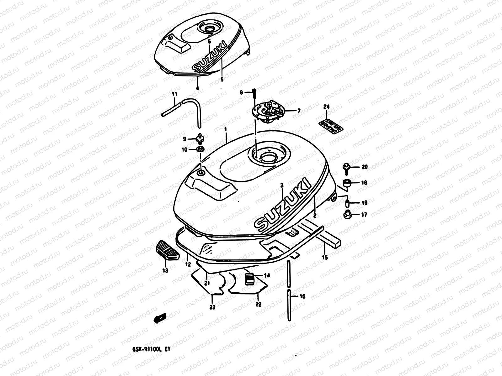 35A - FUEL TANK (MODEL L)
