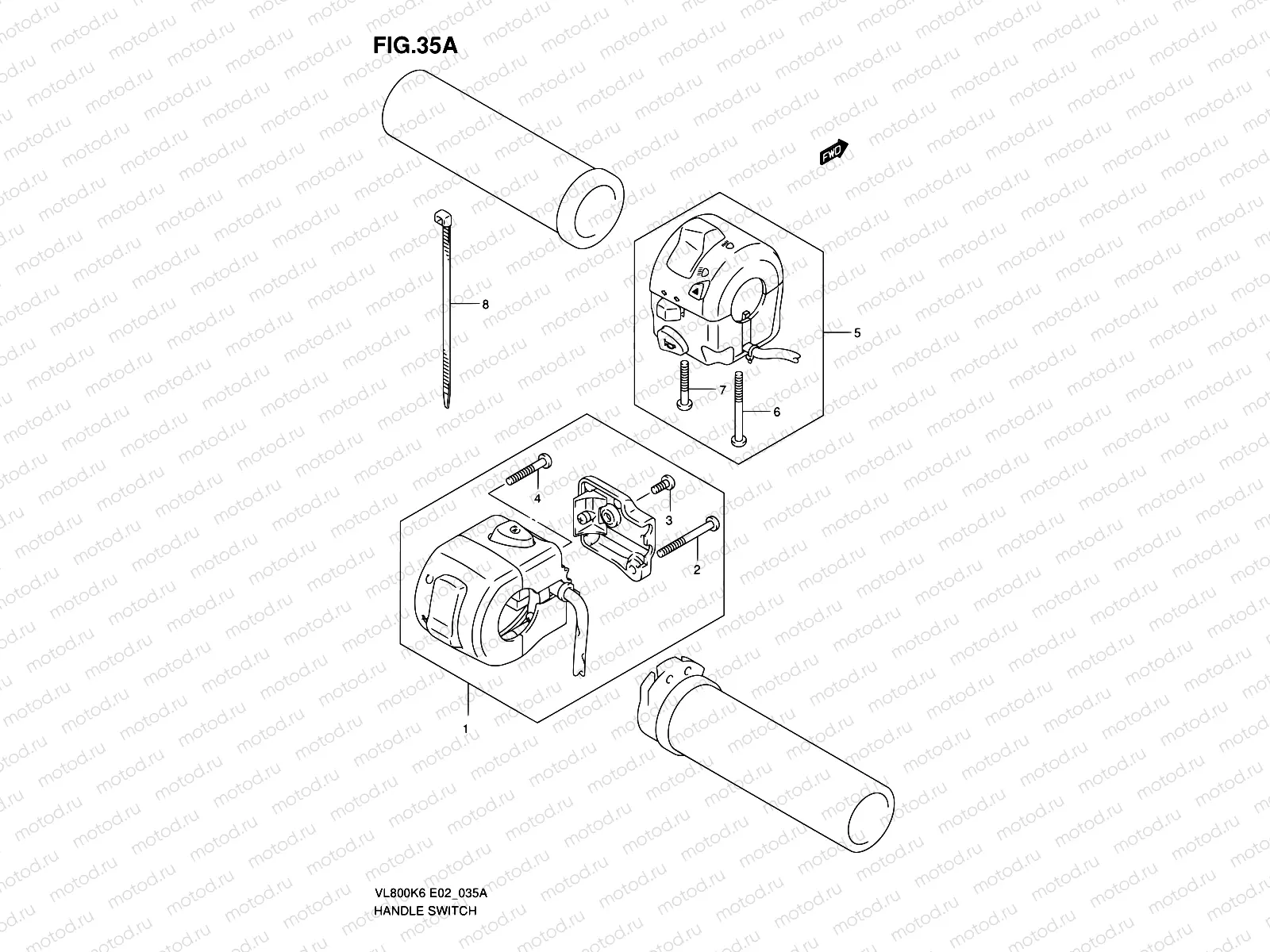 35A - HANDLE SWITCH (MODEL K7/K8/K9/L0)