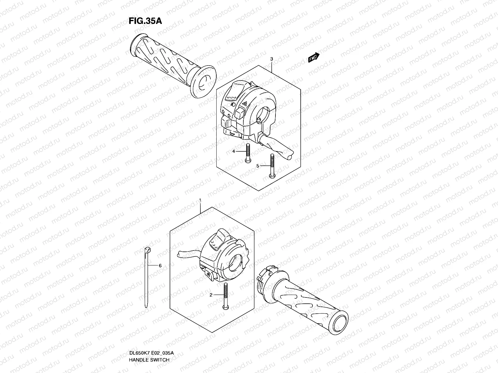 35A - HANDLE SWITCH (MODEL K9 P37,MODEL L0)