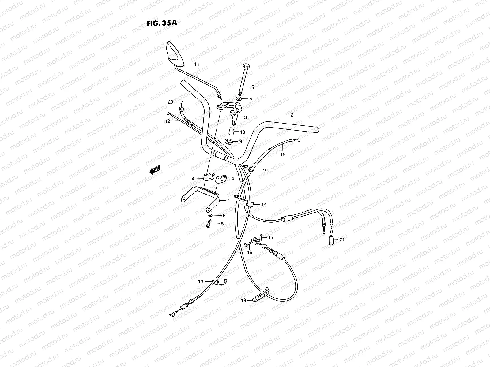 35A - HANDLEBAR (E16)